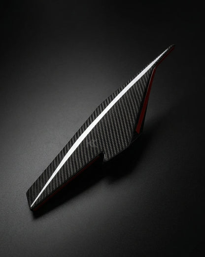 K2 Industries Audi R8 V10 GT / Performance Coupe 4S Gen 2 Facelift Dry Carbon Fiber Front Bumper Canards 2022 - 2023