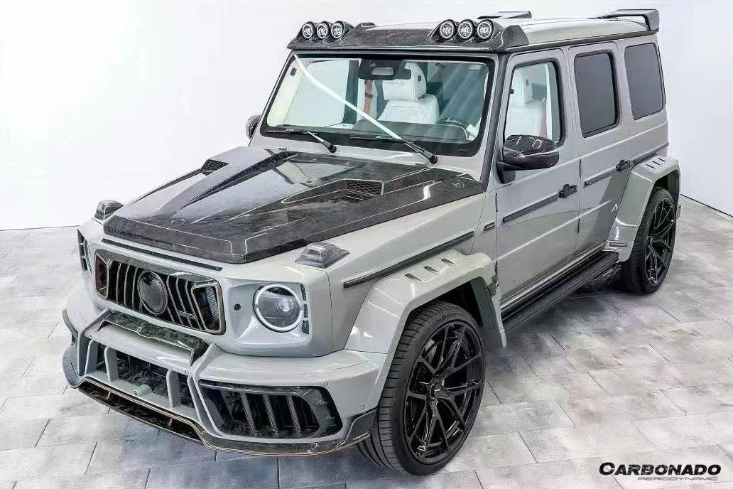Carbonado 2019-UP Mercedes Benz G Class W464|W465 G-Wagon MSY Style Autoclave Carbon Fiber Full Body Kit | (Fits G500, G550, G580, G63 AMG)