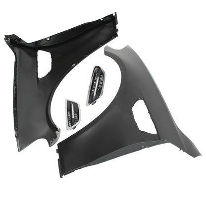 Guardabarros BMW Serie 5 F10 M5 Look 2011-2016 con ventilación lateral LED de Innovative Motorsports 