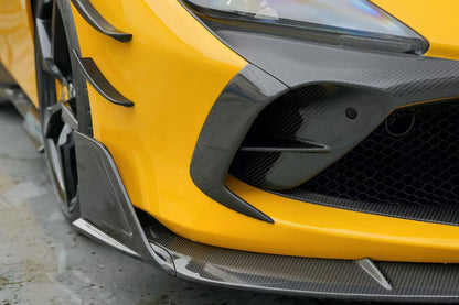 Carbonado MSY Style Autoclave Carbon Fiber Front Lip Splitter | 2019-2024 Ferrari F8