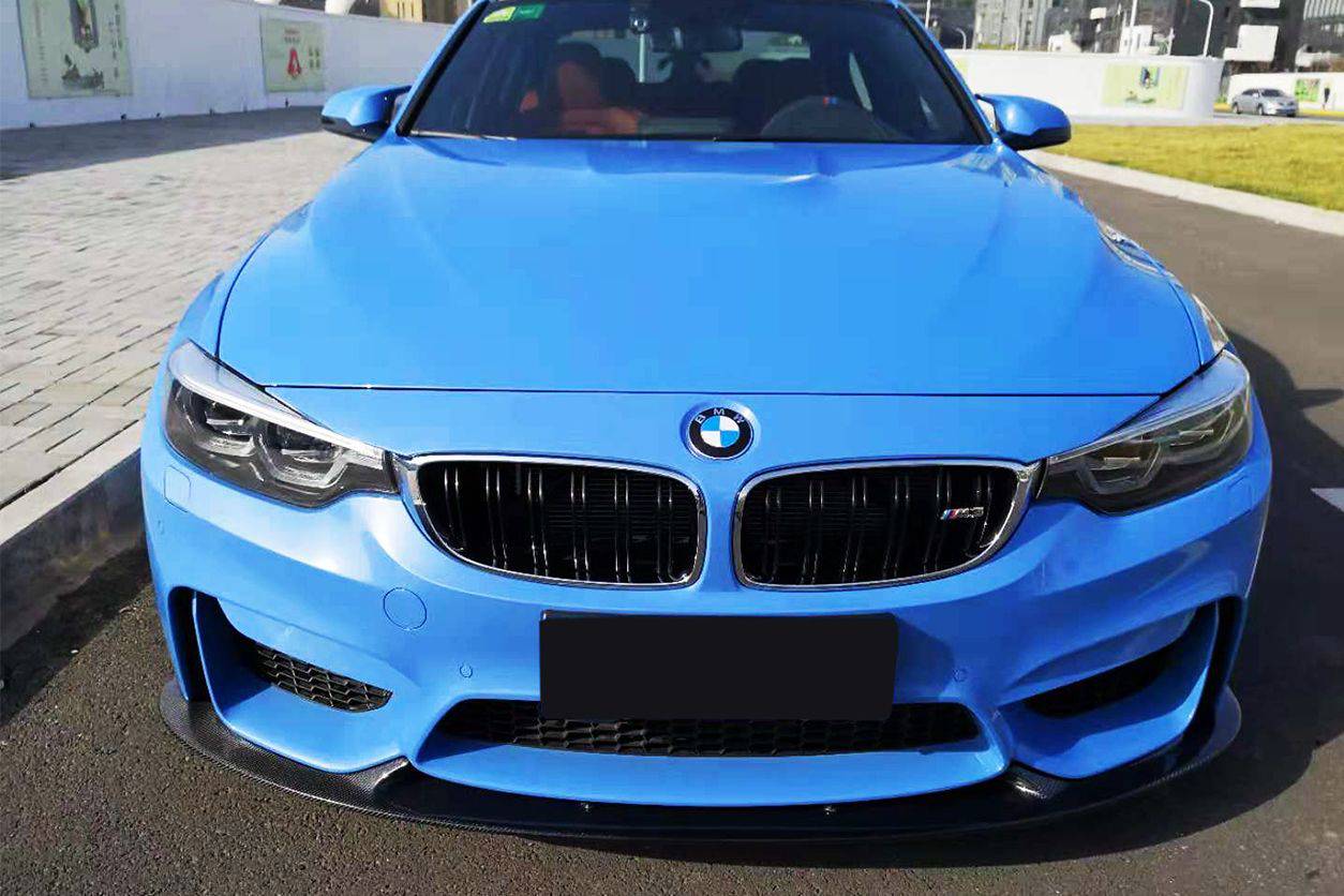 Carbonado D3 Style Carbon Fiber Front Lip | 2014-2020 BMW M4 F82 F80 M3