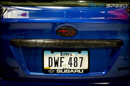 OLM Dry Carbon Fiber Trunk Finish - 2015-2021 Subaru WRX / STI