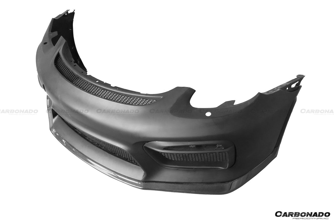 Carbonado 2012-2016 Porsche 981 Boxster | Cayman GT4 Style Front Bumper