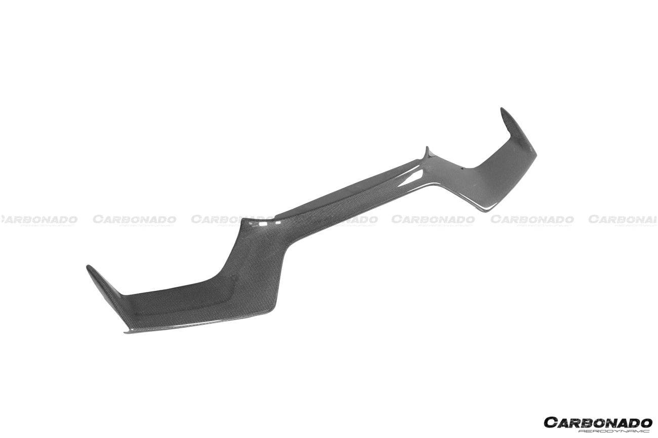 Carbonado 2018-2022 Ferrari 488 Pista OEM Style Carbon Fiber Front Bumper Middle Lip