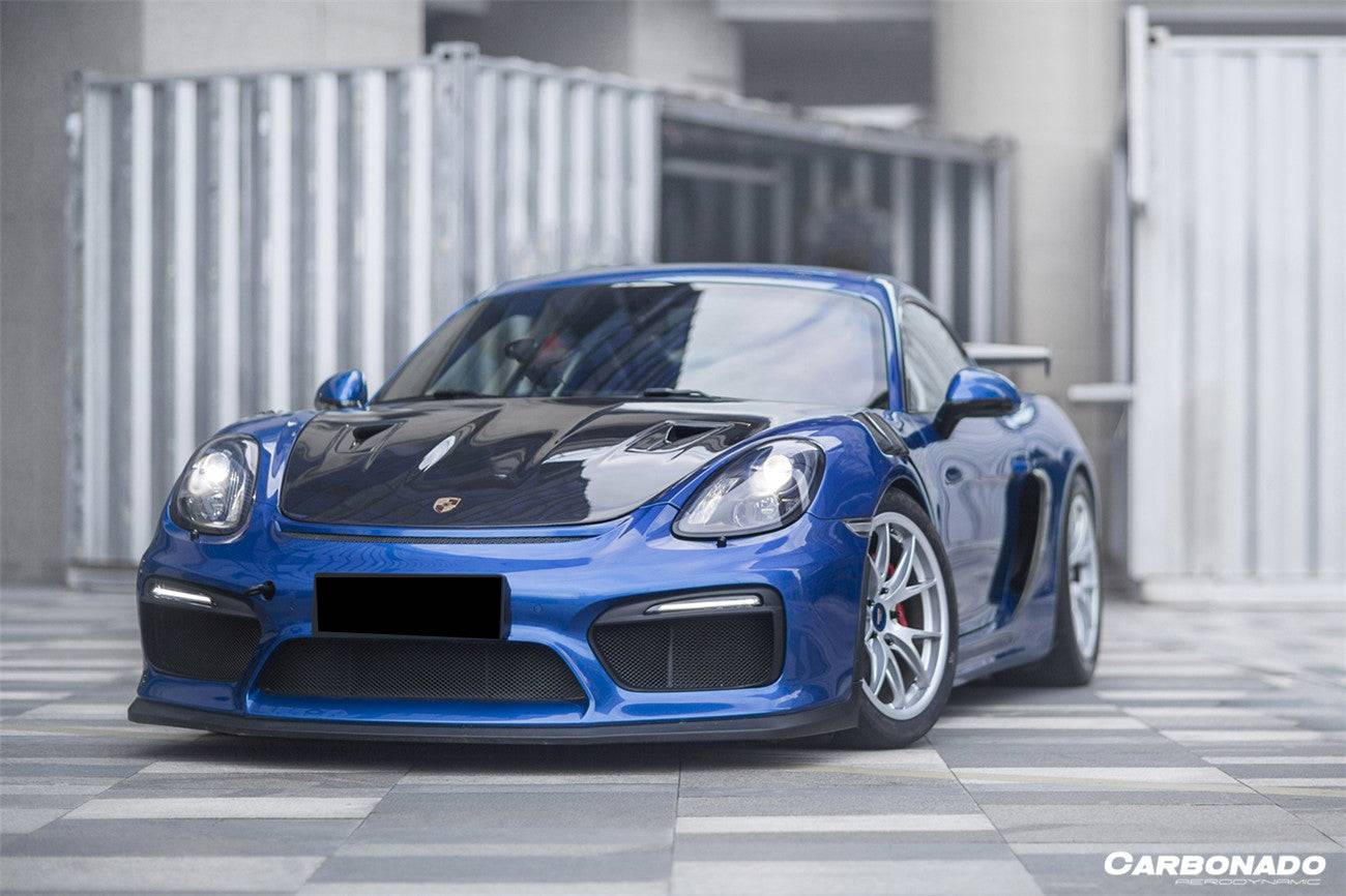 Carbonado 2012-2016 Porsche 981 Boxster | Cayman GT4 Style Front Bumper