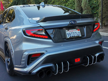 OLM Phantom-Spec LED Taillights (Clear Lens Red Optic) - 2022+ WRX