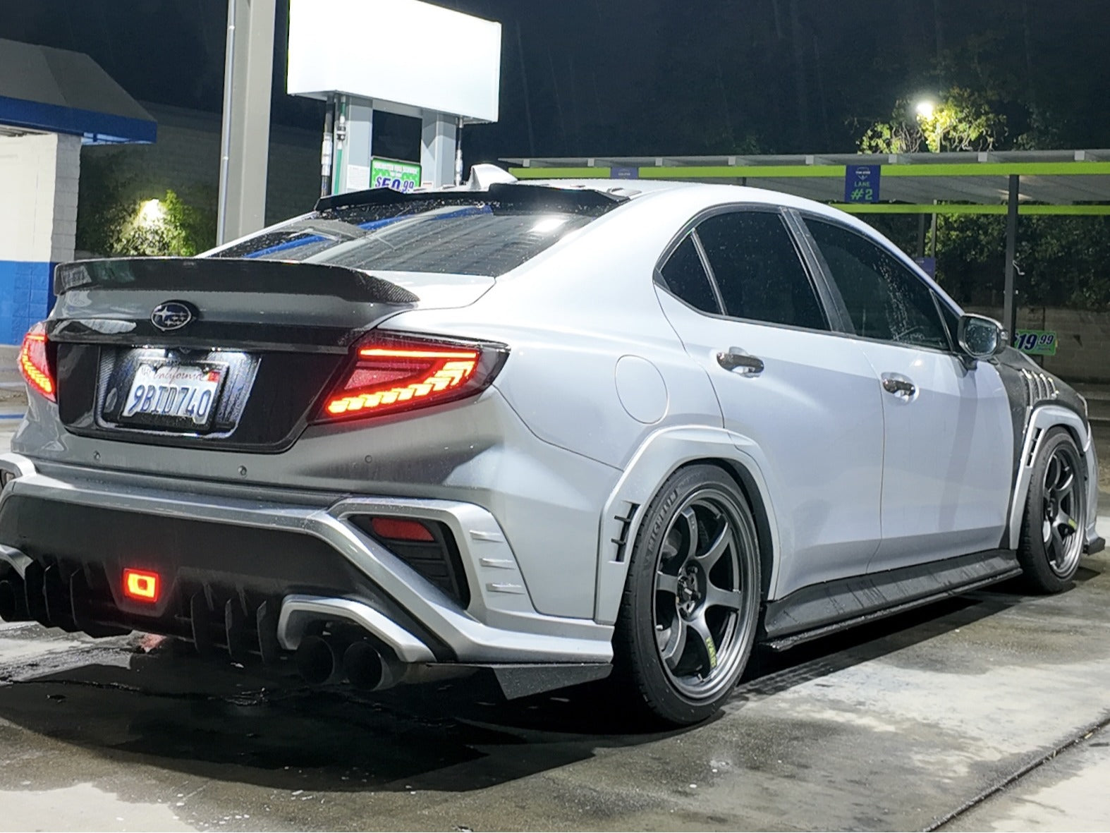 OLM Phantom-Spec LED Taillights (Smoke Lens Red Optic) - 2022+ WRX