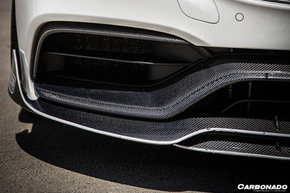 Parachoques delantero de fibra de carbono para Mercedes Benz W205 C63 S AMG Sedán Coupé Carbonado 2015-2021