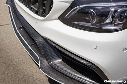 Parachoques delantero de fibra de carbono para Mercedes Benz W205 C63 S AMG Sedán Coupé Carbonado 2015-2021