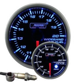 Prosport 2-1/16" Premium Blue/White Wideband Air Fuel Ratio kit