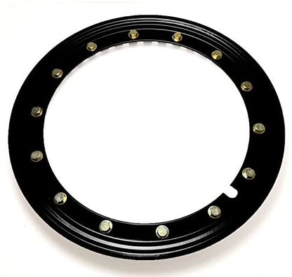 Prosport Simulated Bead Lock Hubcap Rings - 16" Black