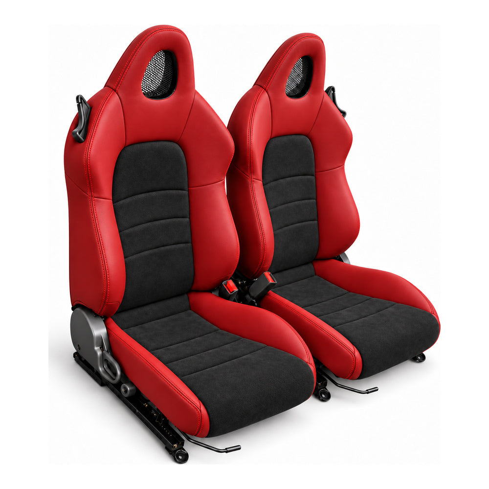 JDMuscle [00-05 S2000] OEM+ Custom Seats (JDM-S2K-SEAT#BSBSB)