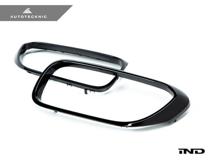 AutoTecknic Gloss Black Front Grille Surround Set - F90 M5