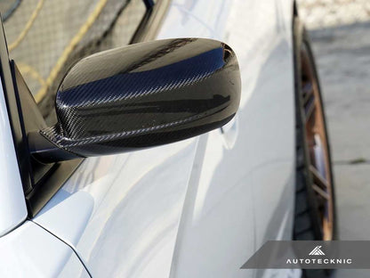Cubiertas de repuesto de carbono seco para espejos retrovisores AutoTecknic - Dodge Charger 2011-2019