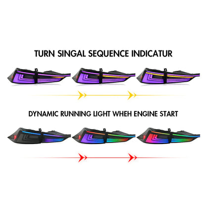 Luces traseras NTXGlow RGB (Lexus IS250, IS300, IS350, IS500, IS200t, 2014-2021)