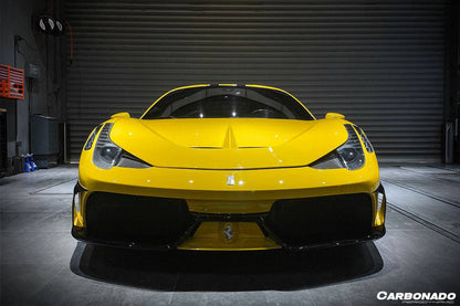 Carbonado 2010-2015 Ferrari 458 Coupe Spider speciale Style Front Bumper
