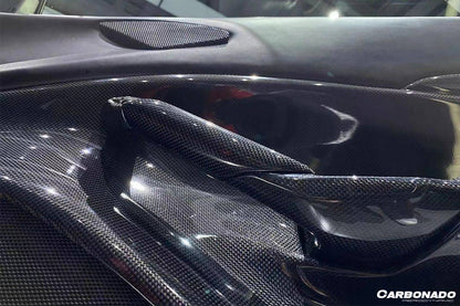 Carbonado 2015-2020 Ferrari 488 GTB Spider OE Style Carbon Fiber Door Handle Interior