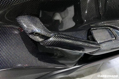 Carbonado 2015-2020 Ferrari 488 GTB Spider OE Style Carbon Fiber Door Handle Interior