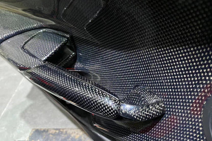 DarwinPRO Carbon Fiber Door Handle Interior | 2015-2020 Ferrari 488 GTB & Spider