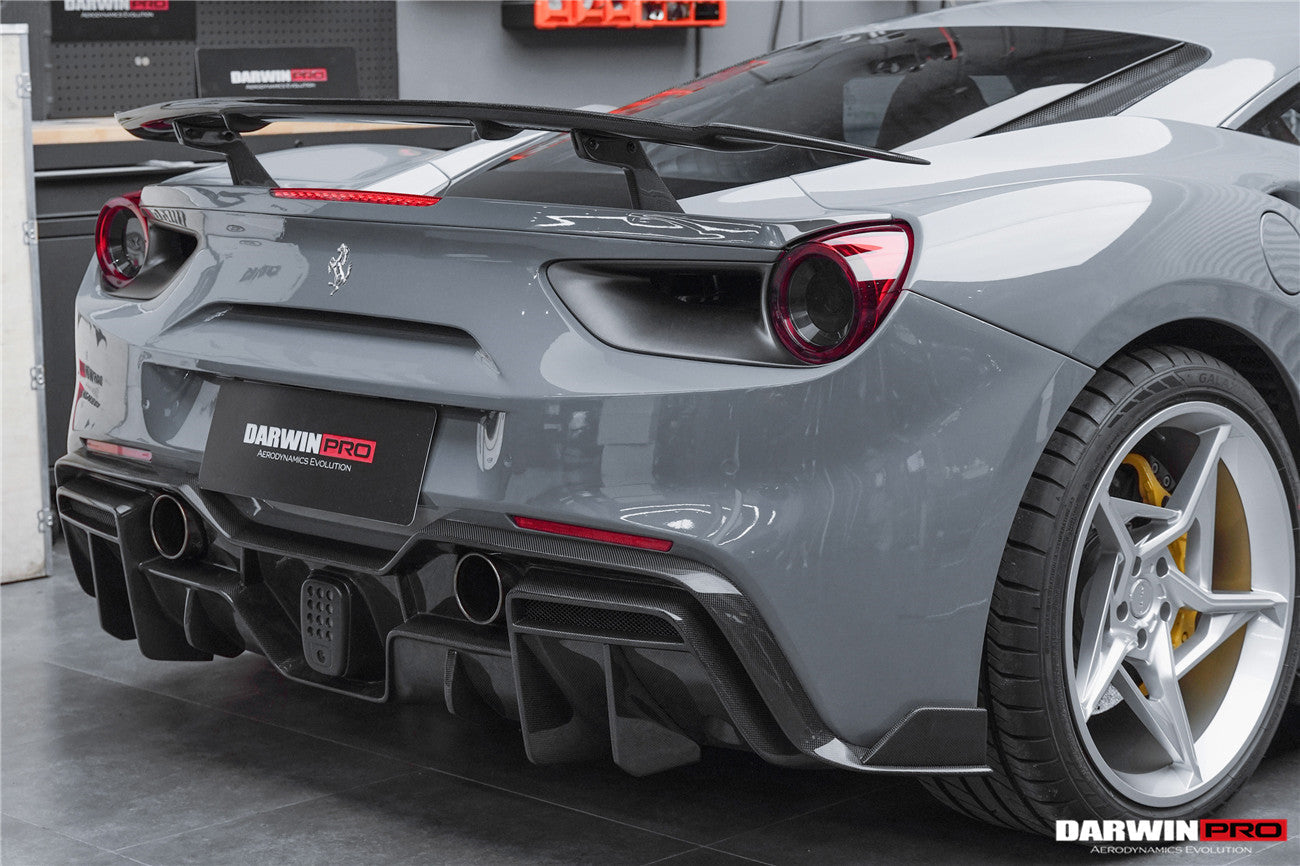 Alerón de maletero de fibra de carbono DarwinPRO 2015-2020 Ferrari 488 GTB iMP-Performance