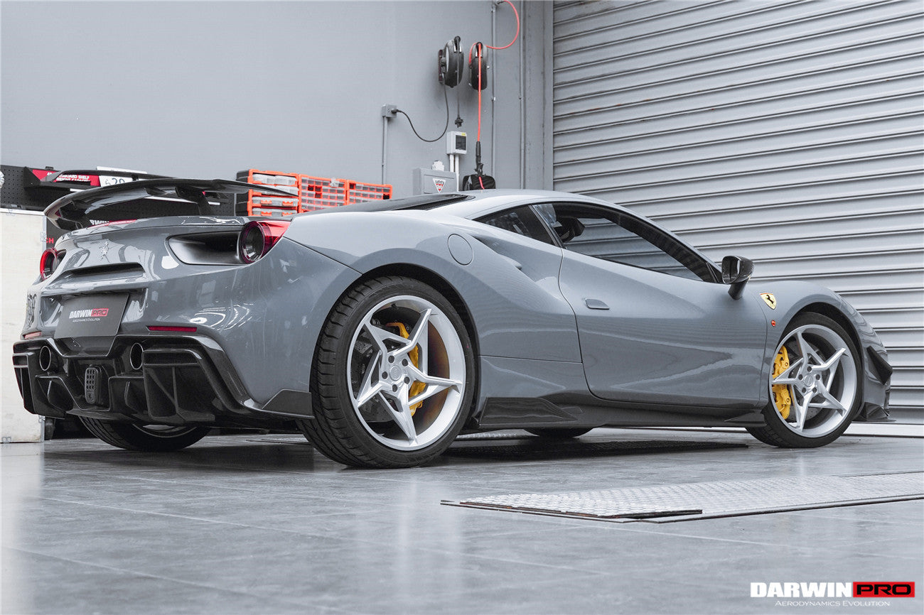 DarwinPRO 2015-2020 Ferrari 488 GTB & Spider iMP-Performance Carbon Fiber Rear Diffuser