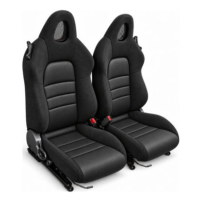 JDMuscle [00-05 S2000] OEM+ Custom Seats (JDM-S2K-SEAT#BSBSB)