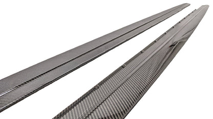 Innovative Motorsports 2017-2023 BMW 5 Series G30 Performance Inspired Carbon Fiber Side Skirt Extensions (Pair)