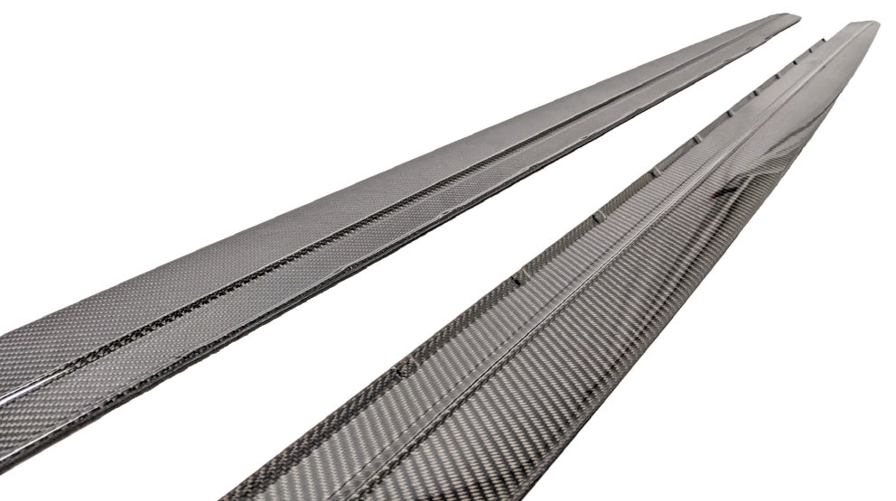 Innovative Motorsports 2017-2023 BMW 5 Series G30 Performance Inspired Carbon Fiber Side Skirt Extensions (Pair)