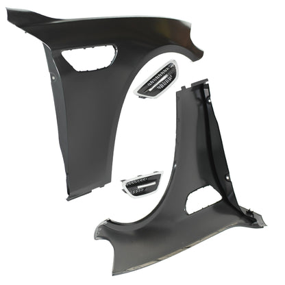 Guardabarros BMW Serie 5 F10 M5 Look 2011-2016 con ventilación lateral LED de Innovative Motorsports 
