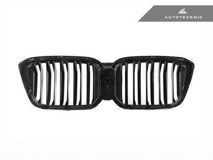 AutoTecknic Dry Carbon Fiber Dual-Slats Front Grille Set - F97 X3M LCI | F98 X4M LCI