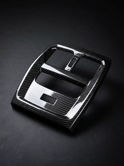 BMW 3 Series G80 G82 M3 M4 Carbon Fiber Rear Console Trim (2019+)