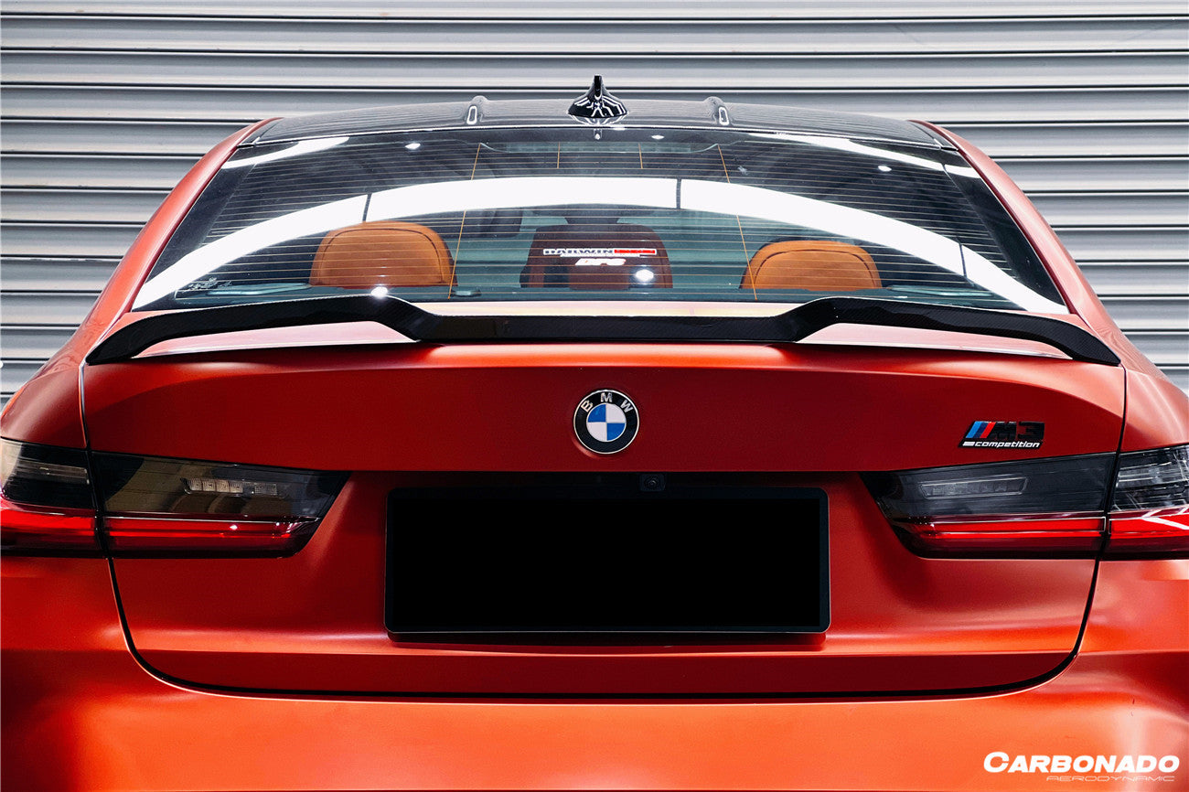 Carbonado 2021-UP BMW M3 G80 G20 VRS Style Carbon Fiber Trunk Spoiler