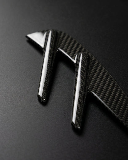 K2 Industries Dry Carbon Fiber Front Fender Vent Trim Set – BMW G80 M3 Competition (2021+)