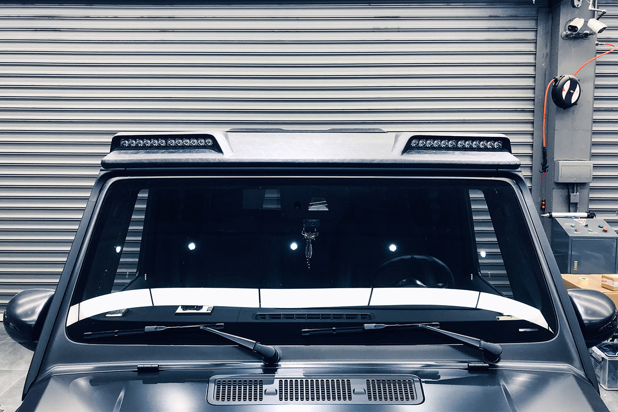 DarwinPRO 2019-2025 Mercedes Benz W464 | W465 G Wagon IMP Alerón de techo delantero de alto rendimiento | Compatible con G500, G550 y G63 AMG