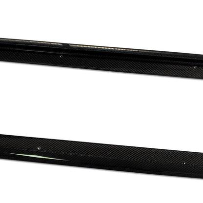 Faldón lateral estilo AM de fibra de carbono Tanso de JDMuscle para Toyota Supra 2020+