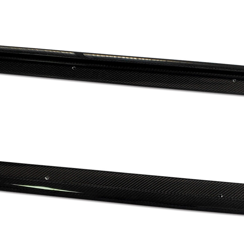 Faldón lateral estilo AM de fibra de carbono Tanso de JDMuscle para Toyota Supra 2020+