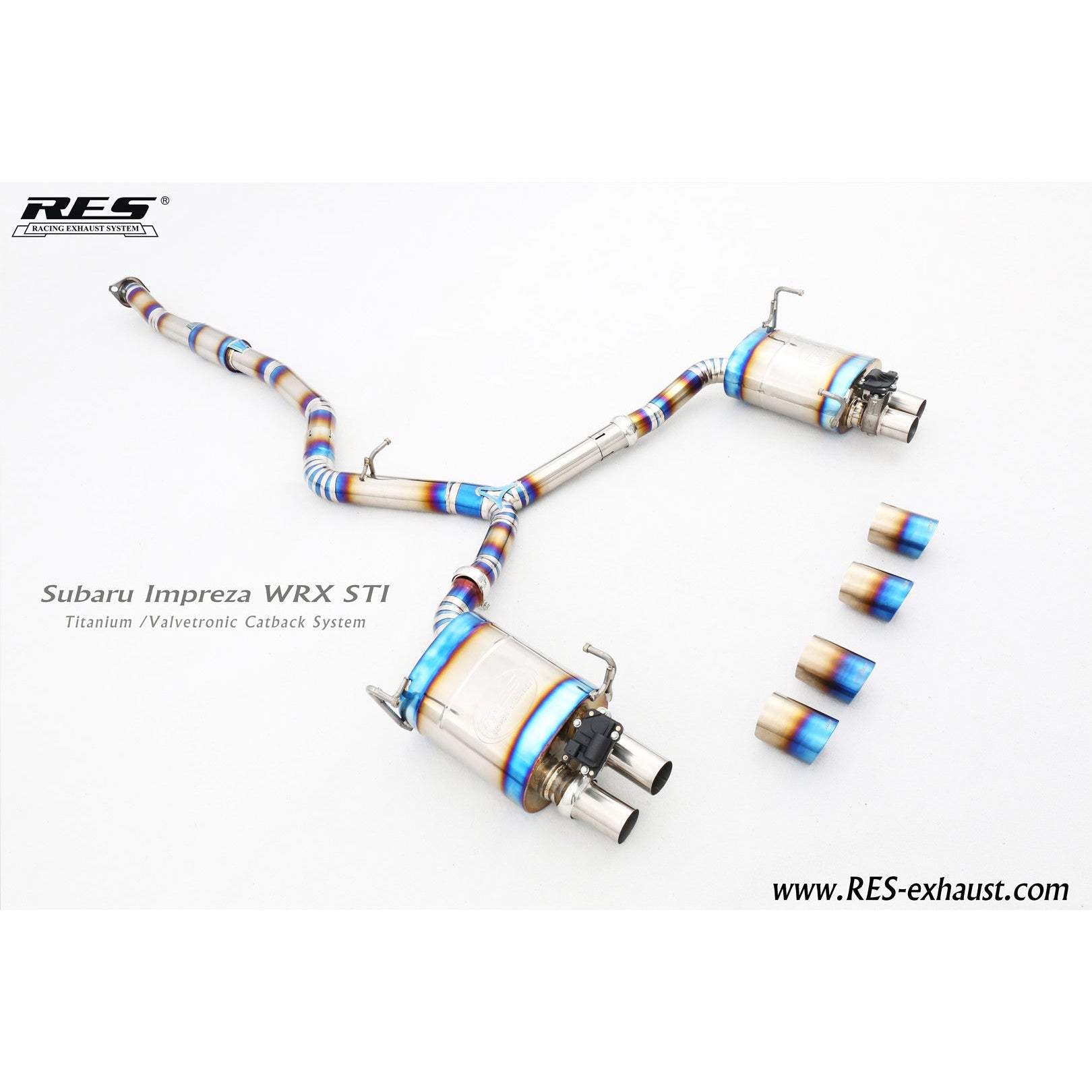 RES X JDMuscle 15-21 WRX/STI Valvetronic Catback Exhaust MT & CVT