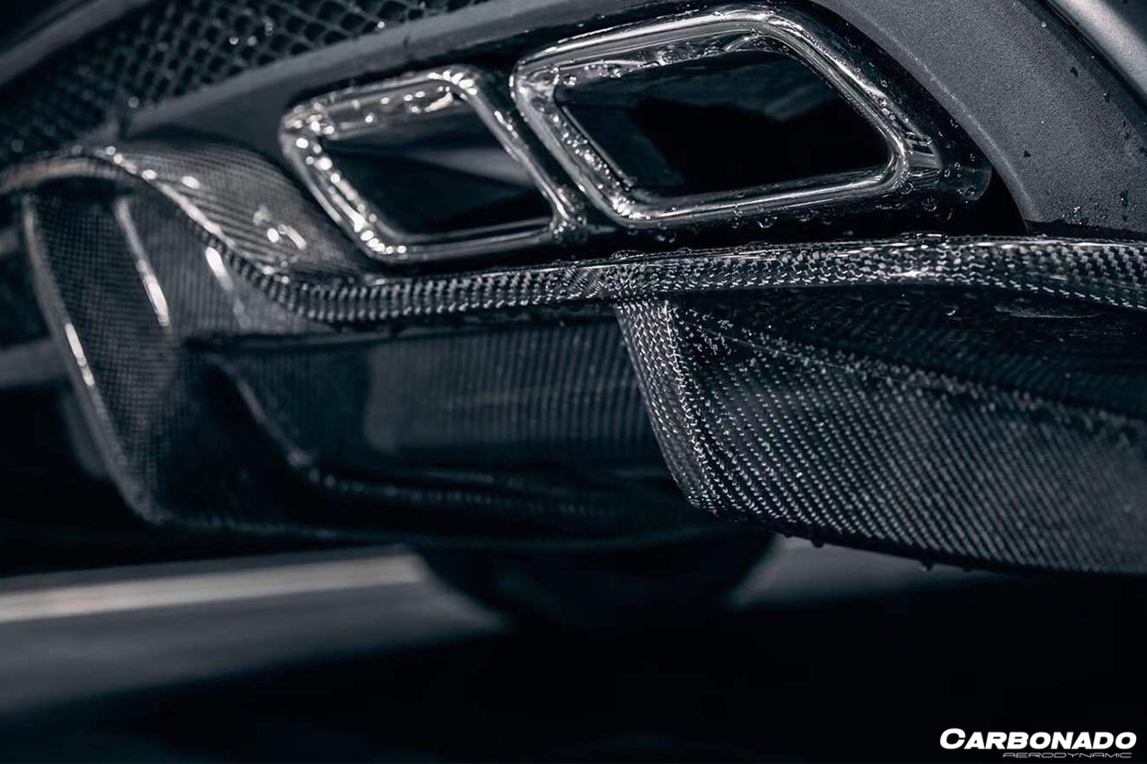 Carbonado AMG Sedan PS Style Rear Diffuser | 2015-2021 Mercedes Benz W205 C63 S