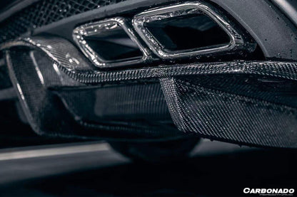 Carbonado AMG Sedan PS Style Rear Diffuser | 2015-2021 Mercedes Benz W205 C63 S