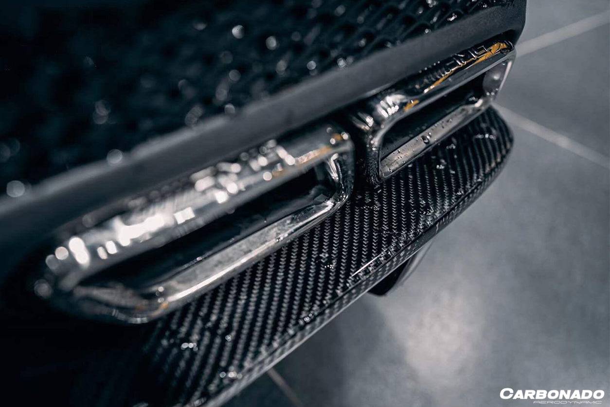 Carbonado AMG Sedan PS Style Rear Diffuser | 2015-2021 Mercedes Benz W205 C63 S