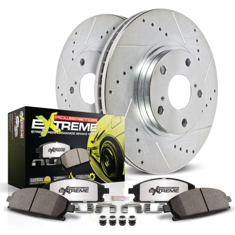 Power Stop 89-96 Nissan 300ZX Front Z26 Street Warrior Brake