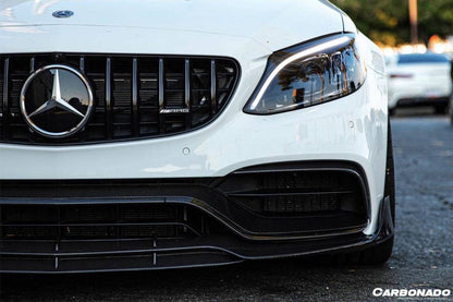 Carbonado AMG Sedan BR Style Front Lip | 2015-2021 Mercedes Benz W205 C63 S