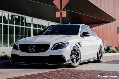 Carbonado AMG Sedan BR Style Front Lip | 2015-2021 Mercedes Benz W205 C63 S