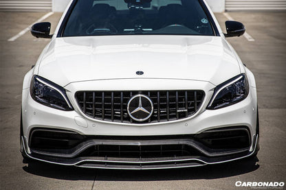 Carbonado AMG Sedan BR Style Front Lip | 2015-2021 Mercedes Benz W205 C63 S