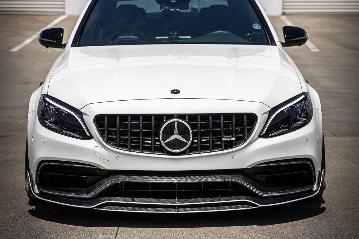 Carbonado AMG Sedan BR Style Front Lip | 2015-2021 Mercedes Benz W205 C63 S