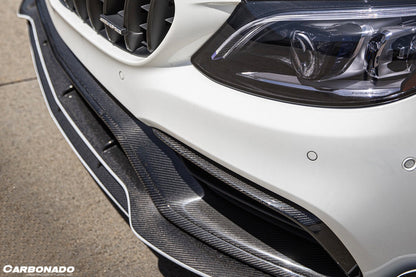 Carbonado AMG Sedan BR Style Front Lip | 2015-2021 Mercedes Benz W205 C63 S