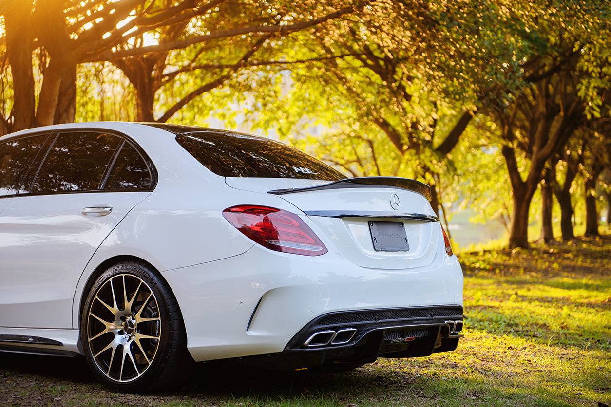 Carbonado AMG Sedan PS Style Rear Diffuser | 2015-2021 Mercedes Benz W205 C63 S
