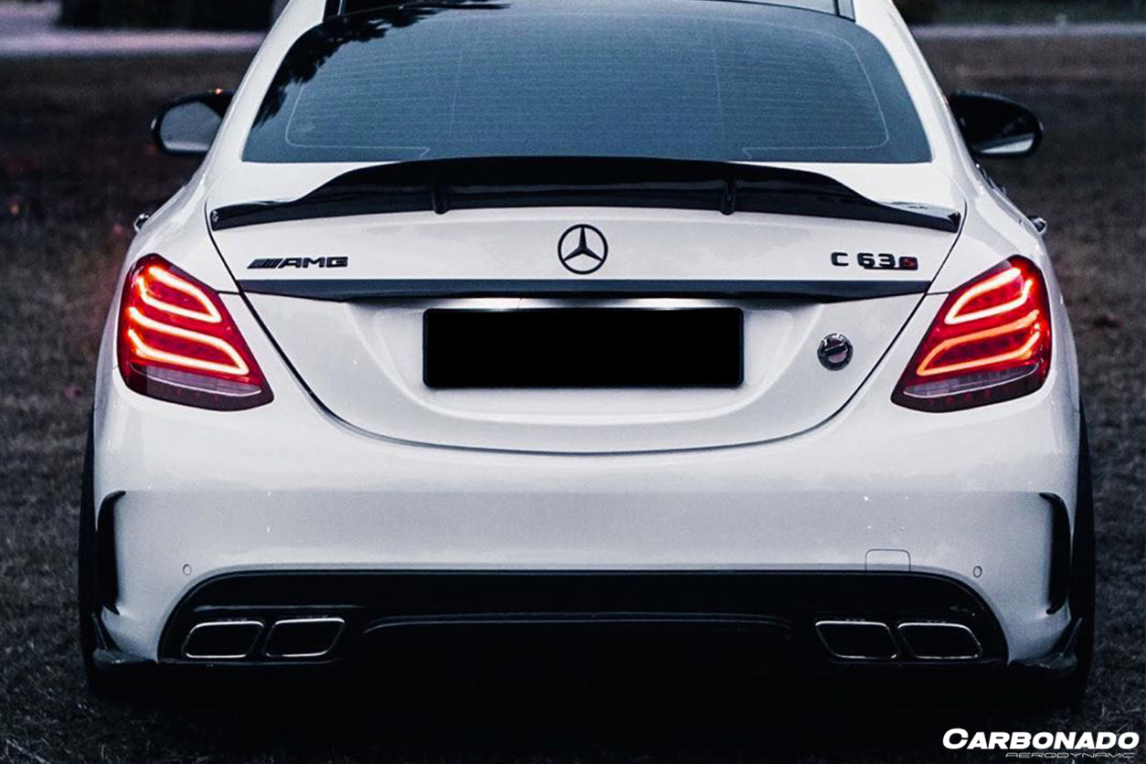 Carbonado RT Style Trunk Spoiler | 2015-2021 Mercedes Benz C63 AMG C-Class W205 Sedan