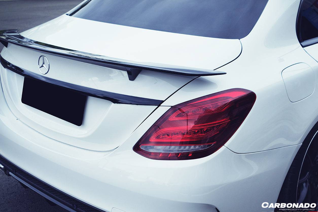 Carbonado RT-II Style Trunk Spoiler | 2015-2021 Mercedes Benz C-Class W205 Sedan