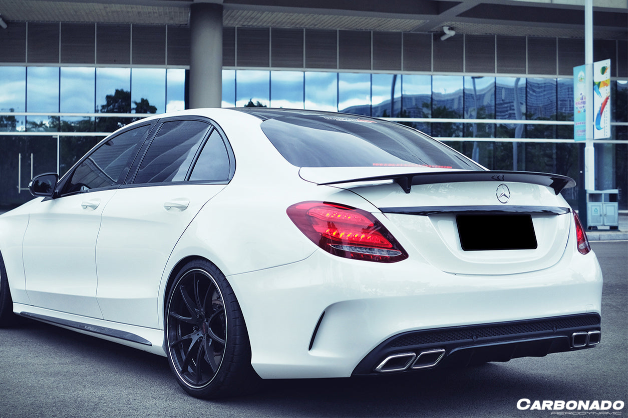 Carbonado RT-II Style Trunk Spoiler | 2015-2021 Mercedes Benz C-Class W205 Sedan